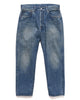 A.PRESSE Washed Denim Pants E Bleach, Bottoms