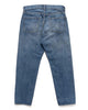 A.PRESSE Washed Denim Pants E Bleach, Bottoms