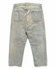 A.PRESSE Washed Denim Wide Pants Bleach, Bottoms