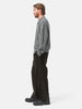 A.PRESSE Wool Corduroy Wide Tapered Trousers Khaki, Trousers