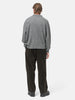 A.PRESSE Wool Corduroy Wide Tapered Trousers Khaki, Trousers