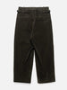 A.PRESSE Wool Corduroy Wide Tapered Trousers Khaki, Trousers