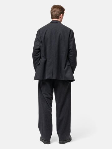 A.PRESSE-Wool-Flannel-Wide-Trousers-Charcoal-4