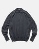 A.PRESSE Wool Knit L/S Polo Shirts Gray, Shirts