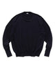 A.PRESSE Wool Knit L/S T-Shirt Navy, Sweaters