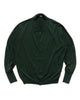 A.PRESSE Wool Knit Polo Collar Cardigan Green, Sweaters