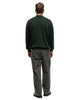 A.PRESSE Wool Knit Polo Collar Cardigan Green, Sweaters