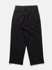 A.PRESSE Wool Rayon Wide Trousers Black, Pants