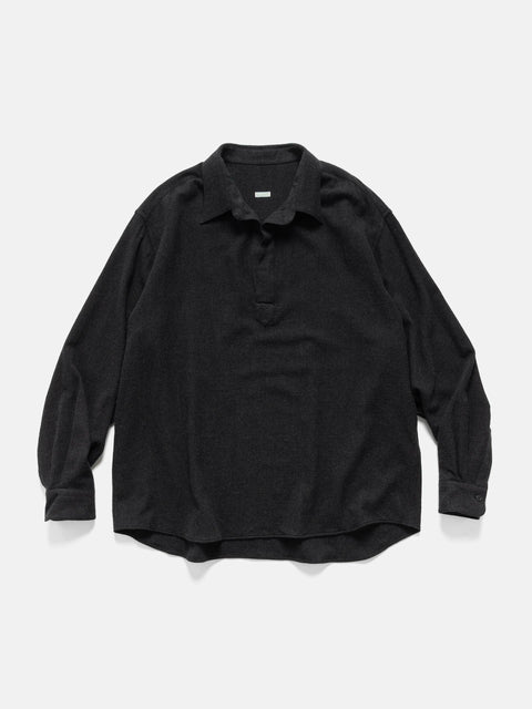 A.PRESSE-Wool-Skipper-Shirt-Charcoal-1