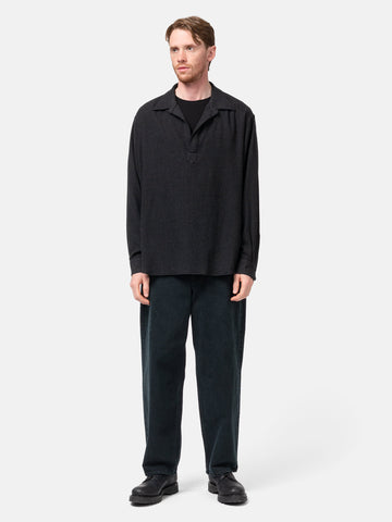 A.PRESSE-Wool-Skipper-Shirt-Charcoal-2