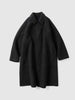 A.PRESSE Cashmere Melton Long Coat Charcoal, Coats