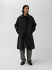 A.PRESSE Cashmere Melton Long Coat Charcoal, Coats