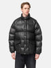 A.PRESSE Leather Down Jacket Black, Leather Jackets
