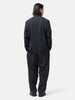 A.PRESSE Slub Wool Tapered Trousers Navy, 