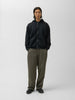 A.PRESSE Vintage Attached Hood Zip Parka Black, Hoodies