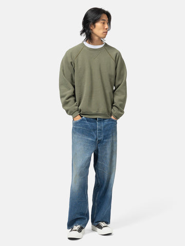 A.PRESSE Vintage Denim Logger Pants Indigo, Jeans