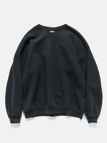 A.PRESSE Vintage Double V Sweatshirt Black, Sweatshirts
