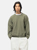 A.PRESSE Vintage Double V Sweatshirt Olive, Sweatshirts