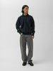 A.PRESSE Vintage Half Zip Sweatshirt Black, Sweatshirts