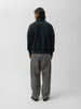 A.PRESSE Vintage Half Zip Sweatshirt Black, Sweatshirts