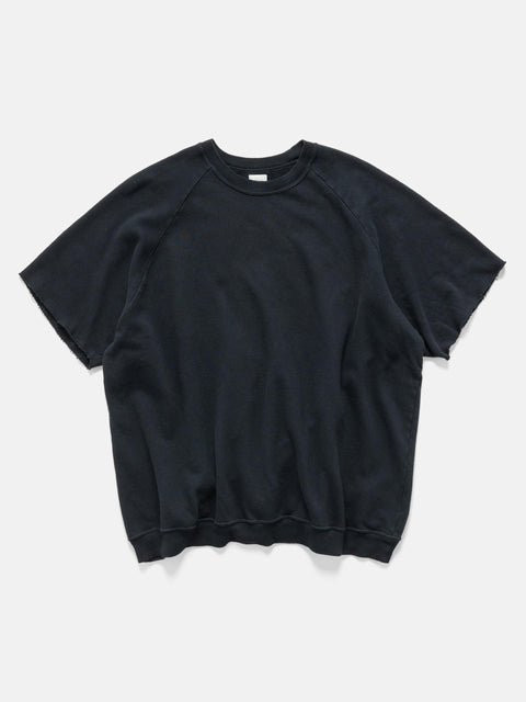 A.PRESSE Vintage Light Weight S/S Sweatshirt Black, Sweatshirts