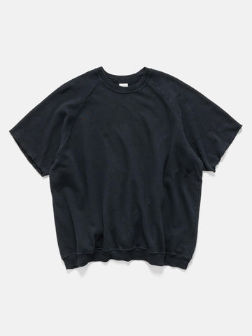 A.PRESSE Vintage Light Weight S/S Sweatshirt Black, Sweatshirts