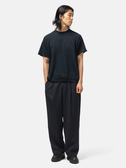 A.PRESSE Vintage Light Weight S/S Sweatshirt Black, Sweatshirts