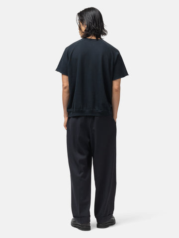 A.PRESSE Vintage Light Weight S/S Sweatshirt Black, Sweatshirts