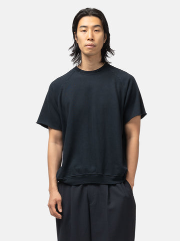 A.PRESSE Vintage Light Weight S/S Sweatshirt Black, Sweatshirts