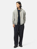 A.PRESSE Vintage Light Weight Zip Sweat Hoodie Gray, Hoodies