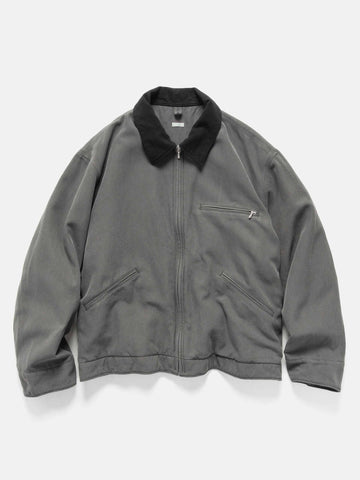 A.PRESSE Vintage Silk Cotton Detroit Jacket Gray, Jackets