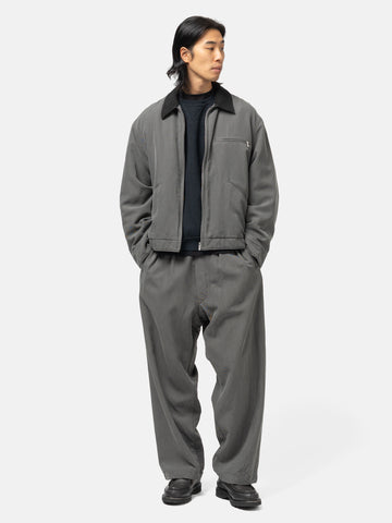 A.PRESSE Vintage Silk Cotton WW2 British Army Trousers Gray, Pants