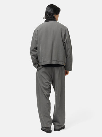 A.PRESSE Vintage Silk Cotton WW2 British Army Trousers Gray, Pants