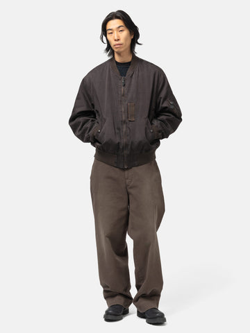 A.PRESSE Vintage Twill Work Pants Brown, Pants