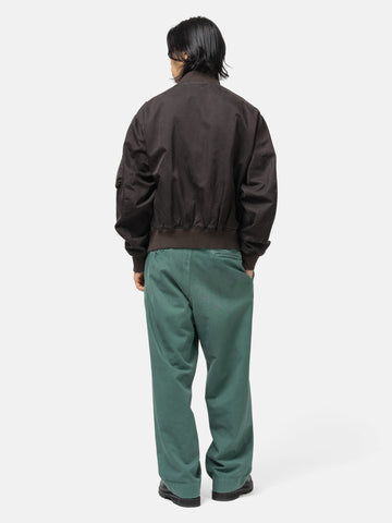 A.PRESSE Vintage Twill Work Pants Green, Pants