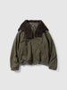 A.PRESSE Vintage WW2 US Navy Deck Hooded Jacket Olive, Jackets