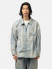 ANCELLM Aging Denim Long Shirt Indigo, Shirts