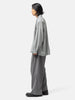 ANCELLM Belted Wool Slacks Gray, Pants