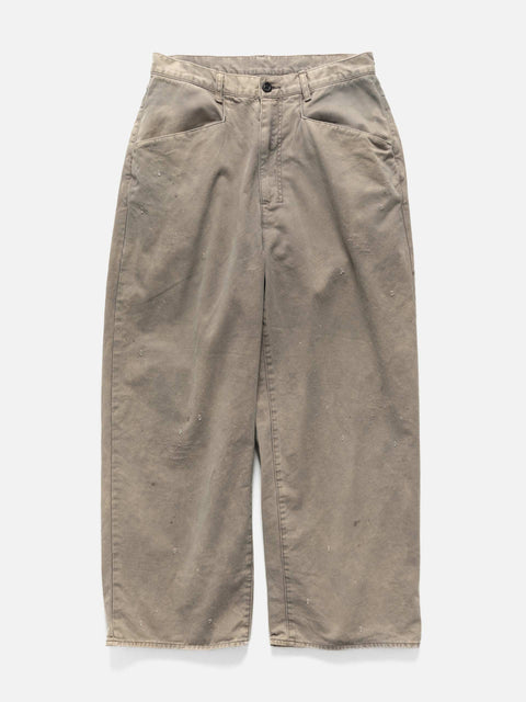 ANCELLM Chino Wide Slacks Ash, Pants