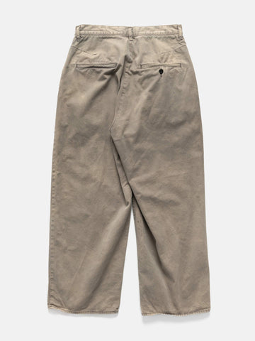 ANCELLM Chino Wide Slacks Ash, Pants