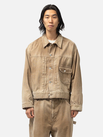 ANCELLM Corded Velveteen Jacket Brown, Jackets