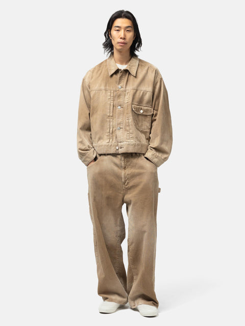 ANCELLM Corded Velveteen Painter Pants Brown, Pants