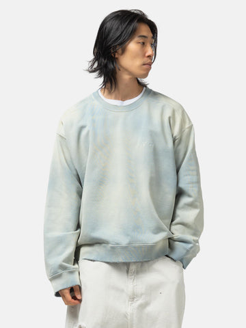 ANCELLM Unevennes Sweatshirt Sax, Sweatshirts