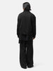 ANCELLM Vegan Suede Open Collar Black, Jackets