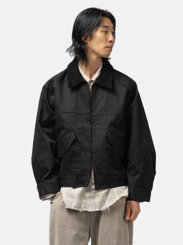 ANCELLM Zip Blouson Black, Jackets