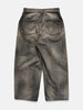 ANCELLM #6 Denim Wide Slacks B Black, Jeans