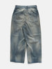 ANCELLM #6 Denim Wide Slacks B Indigo, Jeans