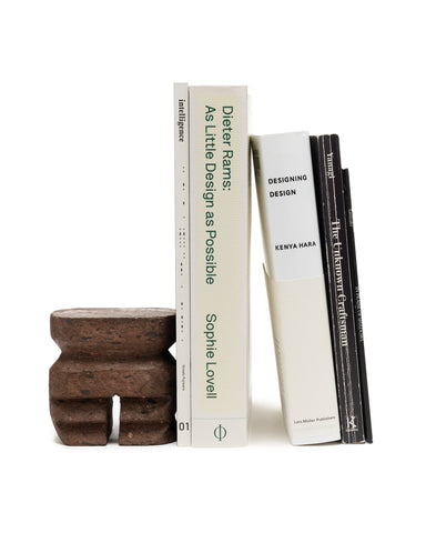 Apapacho Book End Timeless Centinel Volcanic Rock Brown (Each), Home Goods