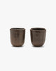 Apapacho Cortado Cup (Pair) Clay & Beeswax Brown, Home Goods