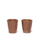 Apapacho Espresso Cups (Pair) Clay & Beeswax Red, Home Goods